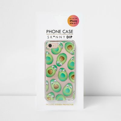 SKinnydip green avocado iPhone case